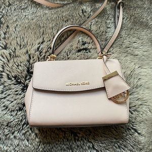 Baby Pink Michael Kors Top Handle Mini Bag